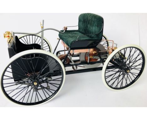 Franklin Mint Die Cast Car 1896 Ford Quadricycle Precison Model 1/6 Scale CONDITION REPORT: No visible damage or repair at lo