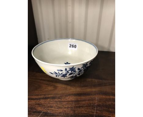 An 18th century Worcester bowl