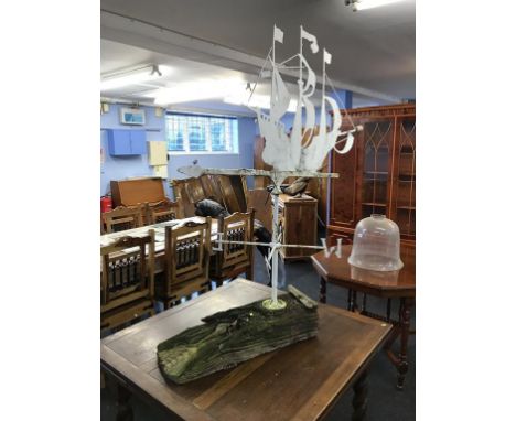 A Sailing Ship Weather Vane 