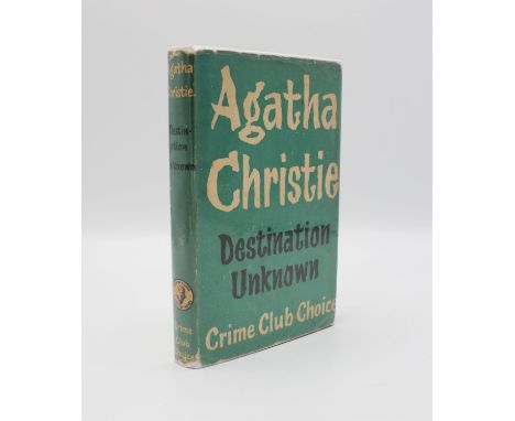 CHRISTIE, (Agatha), Destination Unknown, first edition, Collins, Crime Club, 1954Condition Report:  Pencilled prices to first