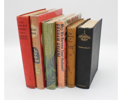 GREENE, (Graham), May We Borrow Your Husband, first edition, London, The Bodley Head, 1967, together with The Comedians, firs