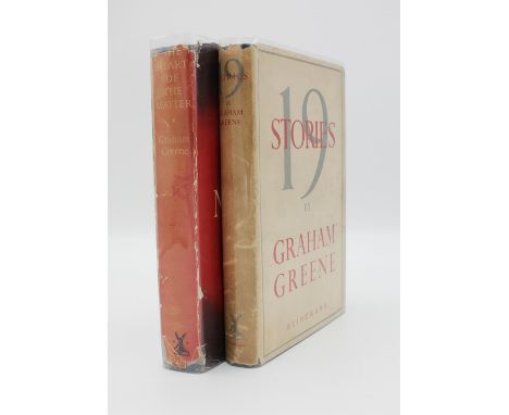 GREENE, (Graham), The Heart of the Matter, first edition, Heineman, 1948, also 19 Stories, first edition, Heinemann, 1947, (2