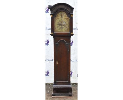 AMMENDED DESCRIPTION A George III oak longcase clock, by Thomas Kefford of Royston, the 12inch brass face with a strike/silen