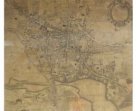 PENNINGTON, Joseph (fl. late 18th century) “A Map of The Town of Ipswich, In which the Streets, Buildings, Yards etc Are draw