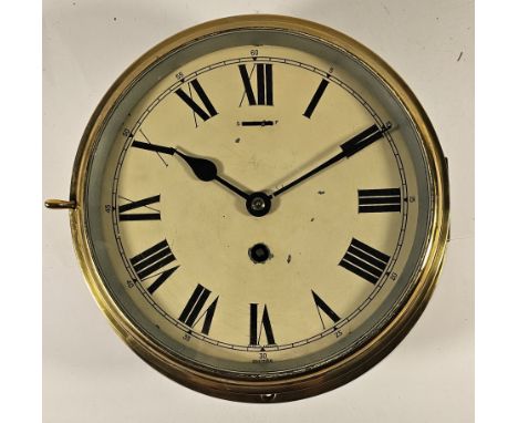 A Smiths 8" bulkhead clock, working when catalogued