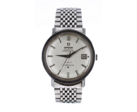 Omega Constellation Chronometer automatic stainless steel gentleman's bracelet watch retailed by Turler, ref. 168.004, circa 