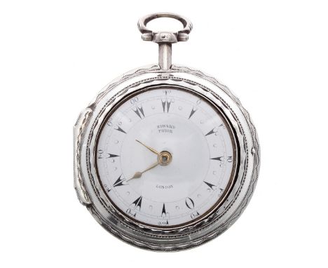 Edward Prior - William IV silver verge pair cased pocket watch made for the Turkish Market, London 1832, the fusee movement s