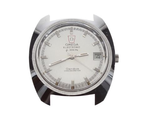 Omega Genéve Electronic f300Hz Chronometer stainless steel gentleman's wristwatch, ref. 198.030, circa 1972, serial no. 35738