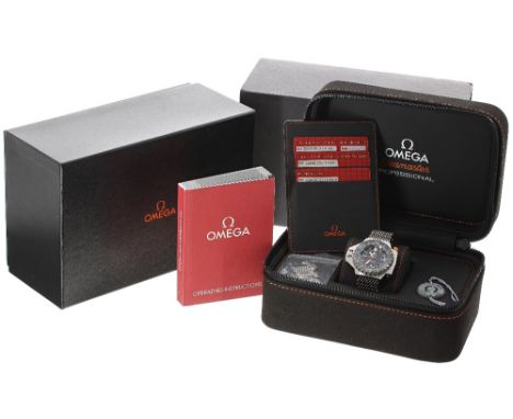 Omega Seamaster Professional Ploprof Co-Axial Chronometer 1200m/4000ft automatic stainless steel gentleman's bracelet watch, 