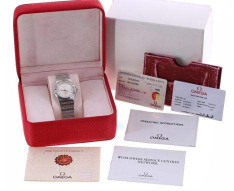 Omega Constellation Chronometer automatic stainless steel gentleman's bracelet watch, ref. 15023000, serial no. 8015xxxx, cir