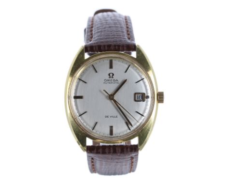 Omega De Ville automatic gold plated and stainless steel gentleman's wristwatch, ref. 166.029, circa 1967, serial no. 256521x