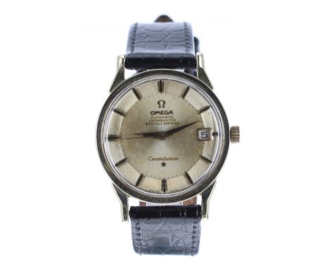 Omega Constellation Chronometer automatic gold plated capped and stainless steel gentleman's wristwatch, ref. 168.005, circa 