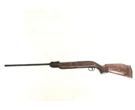 An Original mod 35 .22 calibre vintage air rifle, 112cm long.