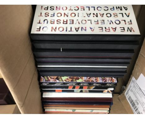 Two boxes containing first day covers , Royal mail special stamps and presentation packs.