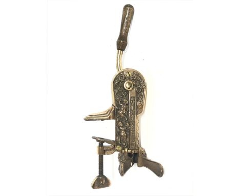 A Vintner brass bar top corkscrew. This lot cannot be posted
