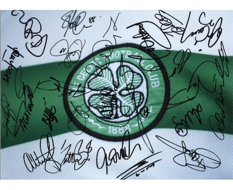 Celtic Legends Multi Celtic Signed 16 x 12 inch football photo. Good Condition. All autographs are genuine hand signed and co
