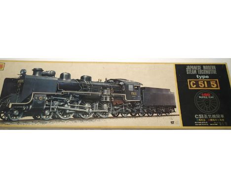 Otaki 1:50 scale Japanese locomotive type C515 static model plastic kit, as new. P&amp;P Group 1 (£14+VAT for the first lot a