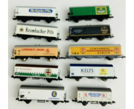 10x N Gauge Loose Wagons - See Picture  P&amp;P Group 1 (£14+VAT for the first lot and £1+VAT for subsequent lots) 