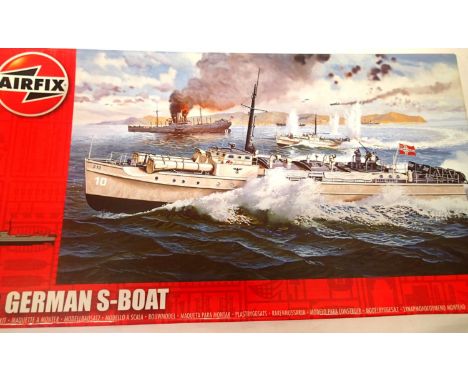 Airfix 1:72 scale German S-Boat, as new. P&amp;P Group 1 (£14+VAT for the first lot and £1+VAT for subsequent lots) 