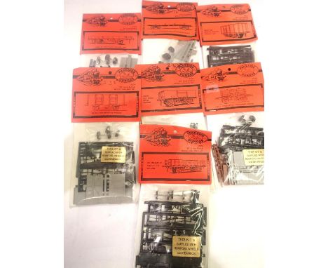 Seven Parkside OO scale wagon kits sealed in packets. P&amp;P Group 1 (£14+VAT for the first lot and £1+VAT for subsequent lo