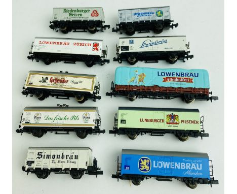 10x N Gauge Loose Wagons - See Picture  P&amp;P Group 1 (£14+VAT for the first lot and £1+VAT for subsequent lots) 