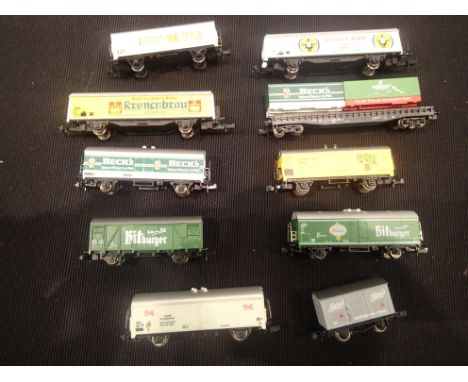 10x N Gauge Loose Wagons - See Picture  P&amp;P Group 1 (£14+VAT for the first lot and £1+VAT for subsequent lots) 