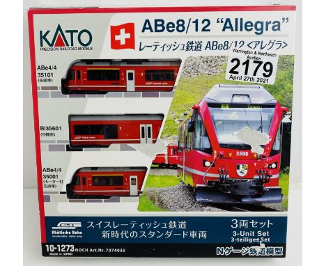 Kato N Gauge Allegra Pack. P&P Group 1 (£14+VAT for the first lot and £1+VAT for subsequent lots)Condition Report: Near mint 