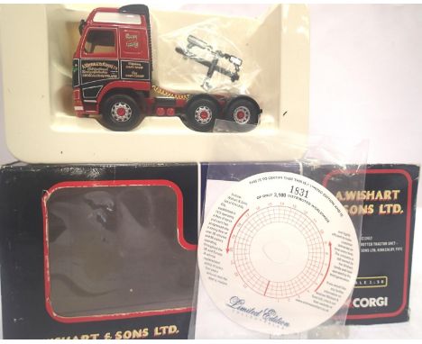Corgi CC12417 Volvo FH Gloucester tractor unit in very good - excellent condition, box is fair. P&amp;P Group 1 (£14+VAT for 