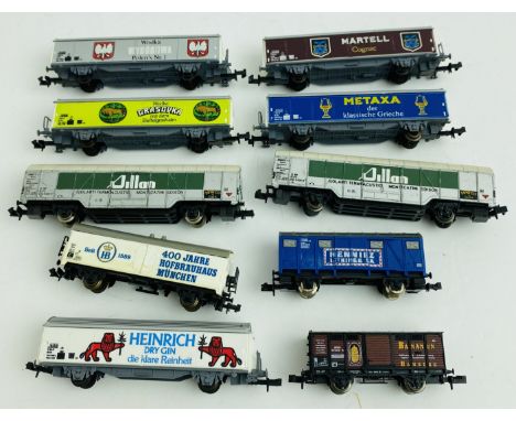 10x N Gauge Loose Wagons - See Picture  P&amp;P Group 1 (£14+VAT for the first lot and £1+VAT for subsequent lots) 