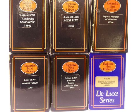 Six EFE buses and coaches in very good-excellent condition, storage wear to the boxes. P&amp;P Group 1 (£14+VAT for the first