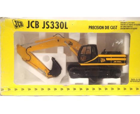 Joal 1:35 scale JCB JS330L excavator in excellent condition, box is fair - good. P&amp;P Group 1 (£14+VAT for the first lot a