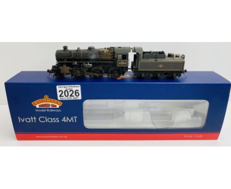 Bachmann 32-580A Ivatt 4MT Loco. DCC fitted, set to 3. P&amp;P Group 1 (£14+VAT for the first lot and £1+VAT for subsequent l