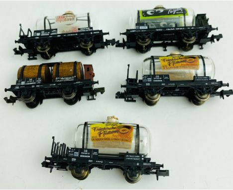 5x N Gauge Loose Wagons - See Picture  P&amp;P Group 1 (£14+VAT for the first lot and £1+VAT for subsequent lots) 