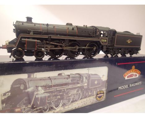 Bachmann 32506 class 5MT 73110 the Red Knight, BR black, late crest, very good condition, detail pack fitted, lamps etc, some