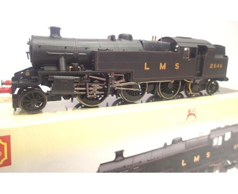 Hornby R2635 class 4P, Stanier 2.6.4 tank, LMS black, 2546 in very near mint condition, requires rear coupling hook), boxed. 