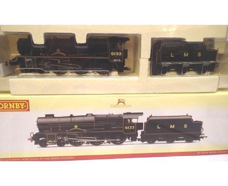Hornby R2632 class 7P the Green Howards, 6133, LMS black in very near mint condition, boxed. P&amp;P Group 1 (£14+VAT for the