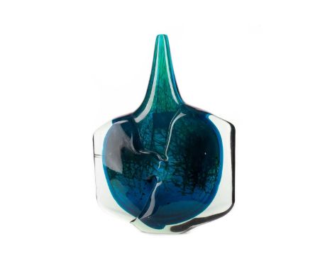 MDINA GLASS 'FISH' VASE,after the design by Michael Harris, unsigned, 29cm highSome small surface scratches, light surface pi