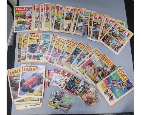 Eagle comics from 24th June 1961 to 10th Oct 1964 (Eagle and Boys World) plus pocket books inc Comeback Library no 26 Grafspe