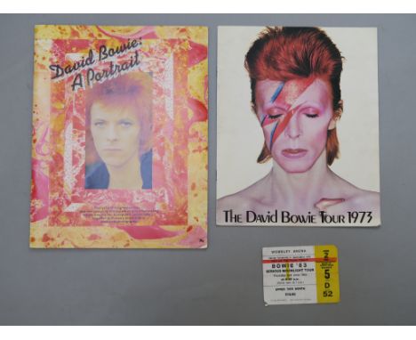 The David Bowie UK Tour II - 1973 original programme featuring full colour photos of David Bowie as Ziggy Stardust plus David