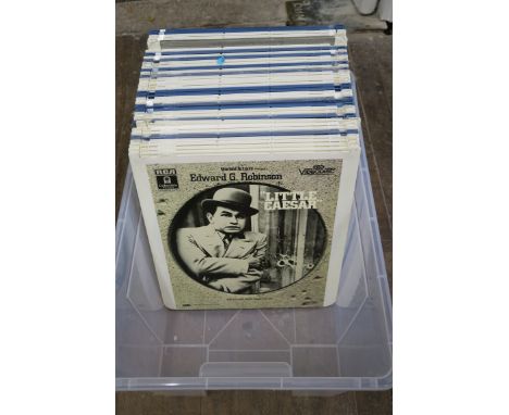 36 Laser video discs some sealed titles inc An American Werewolf in London, The boat, Rollerball, Carrie, logans run etc 36 [
