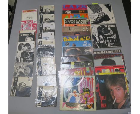 A collection of 2-Tone singles & LPs plus F-Beat LPs 7 inch singles inc; The Specials, The Selector, The Swinging Cats, The B