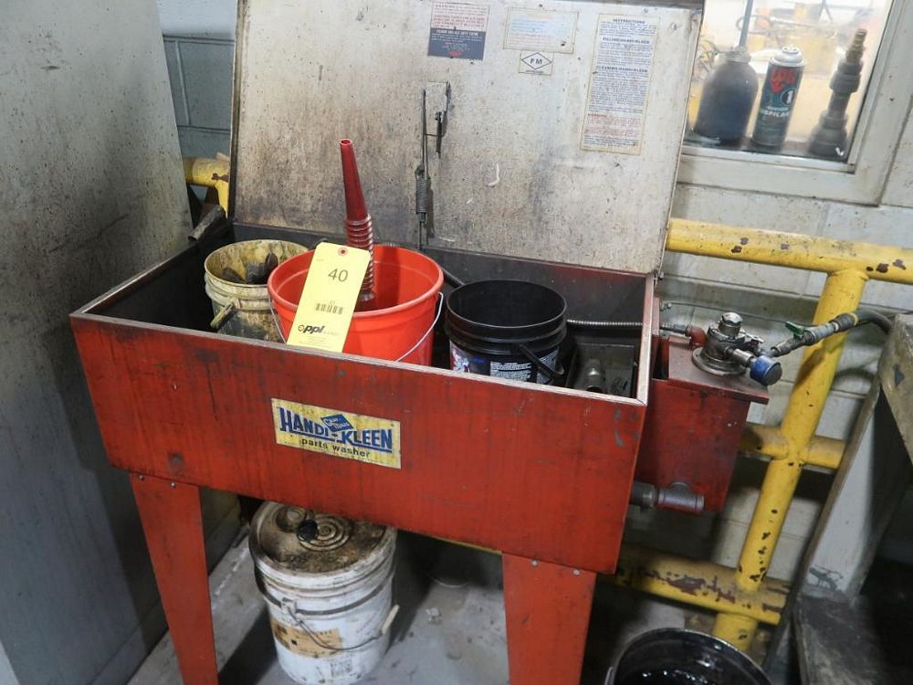 { Group of lots 40, 41 } HandiKleen Pneumatic Parts Washer