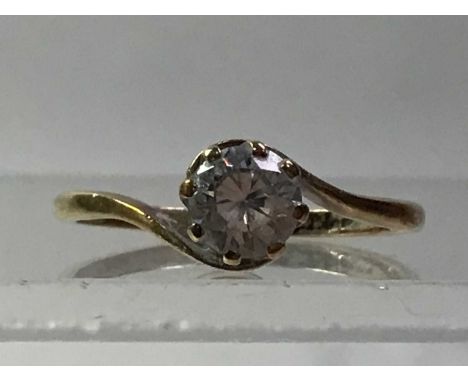 DIAMOND SOLITAIRE RING, along with three dress ringsQty: 4Rings are sizes N, L, KThe Diamond ring is 9ct gold and weighs 1.52