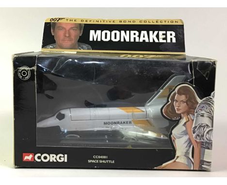 COLLECTION OF MODEL VEHICLES, including seven Corgi James Bond, these boxed, also military aircraft and others loose