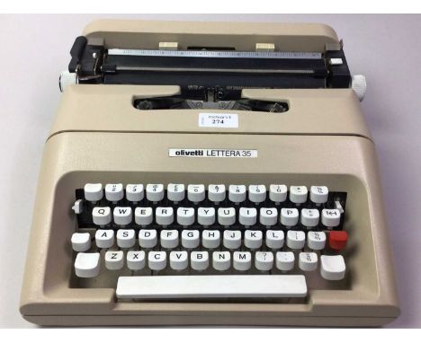 PORTABLE TYPEWRITER, Olivetti Lettera 35