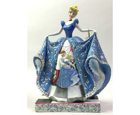 WALT DISNEY ORNAMENTS, comprising Showcase Collection - Romantic Waltz - Cinderella, It's a Small World - Italy, Africa and I