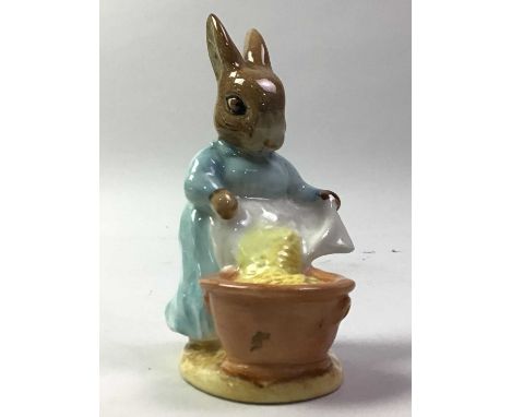 CECILY PARSLEY, MISS MUPPET BEATRIX POTTER FIGURES, AND OTHER CERAMICS  including a Victorian basin and a lidded tureen
