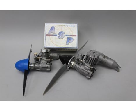 A SC46 No.2 AERO ENGINE (new, unused) and an ASF AERO ENGINE (2) 