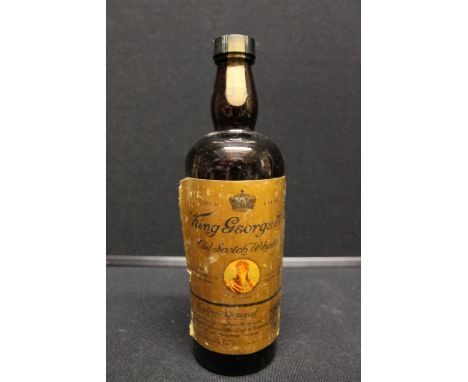 WHISKY - a bottle of King George IV Old Scotch Extra Special Whisky.