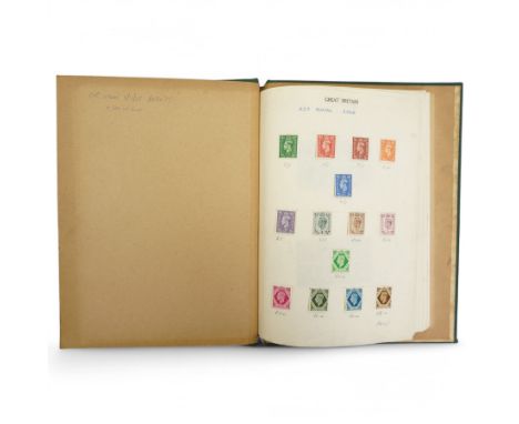 Stamp album and contents of world stamps